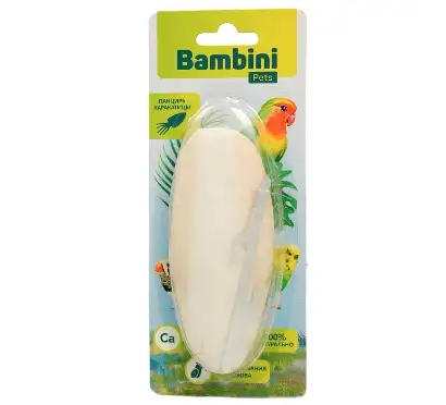 Купить bambini pets лакомство панцирь каракатицы для средних попугаев