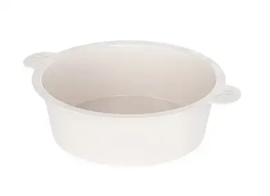 ALTA миска пластиковая круглая для собак и кошек, бежевая