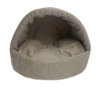 HOMEPET Indigo latte №1  домик эстрада бежево-золотистый для собак и кошек