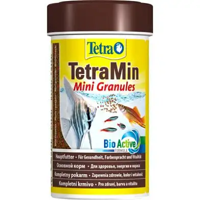 Tetra корм для всех видов рыб, мелкие гранулы