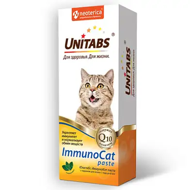 Unitabs ImmunoCat (паста) витаминно-минеральный комплекс для кошек для иммунитета