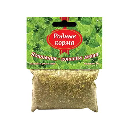 Купить Родные корма лакомства для котят и кошек  кошачья мята